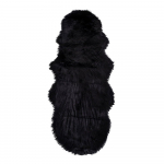 Must s&uuml;nteetiline karusnahk 60x180 cm - House Nordic