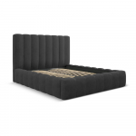 Must kaheinimesevoodi koos panipaigaga 180x200 cm Kelp - Micadoni Home