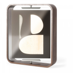 Tumepruun puidust seisev raam 26x31,5 cm Bellwood - Umbra