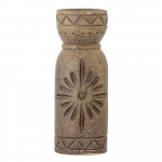 Pruun k&auml;sitsi valmistatud keraamiline vaas (k&otilde;rgus 21 cm) Gerde - Bloomingville