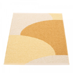 Ookerkollane sise/v&auml;lisvaip 70x90 cm Hill Ochre Pale Yellow &ndash; Pappelina