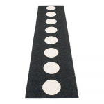 Must-valge sise/v&auml;lisvaip 70x300 cm Vera Black &ndash; Pappelina