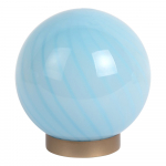 Helesinine lauavalgusti klaasist varjuga (k&otilde;rgus 17 cm) Summer Globe - Leitmotiv