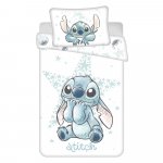 Valge puuvillane laste voodipesu 100x135 cm Lilo and Stitch "White Star" - Jerry Fabrics