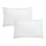 Puuvillane padjap&uuml;&uuml;r 50x75 cm Lottie Floral Embroidery - Bianca