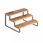 Puidust riiul York - Metaltex