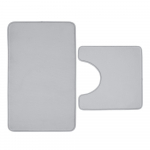 Helehall m&auml;luvahust tualettmattide komplekt, 2 tk 50x80 cm komplektis Anti-Bacterial - Catherine Lansfield