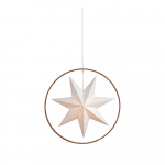 Valge-pruun valguskaunistus &oslash; 50 cm Speranza - Marksl&ouml;jd