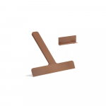 Terrakota v&auml;rvi klaasipuhastaja koos hoidikuga 22 cm Ume - Zone