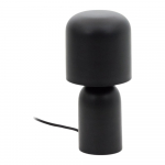 Must lauavalgusti metallist varjuga (k&otilde;rgus 28 cm) Monze - Kave Home