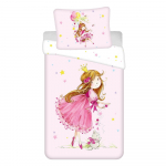 Roosa puuvillane laste voodipesu 140x200 cm Fairy - Jerry Fabrics