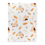 Valge musliinist beebitekk 75x100 cm Boho - Mijolnir