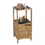 Akaatsiapuust vannitoakapp 39,5x86 cm Fondi - Wenko