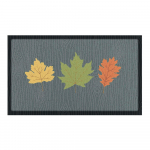 Uksematt 40x70 cm Autumn Leaves on Green - Artsy Doormats