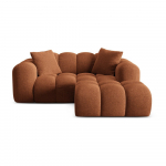 Terrakottapunane &scaron;enillist nurgadiivan (parem nurk) Treno - Cosmopolitan Design