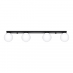 Must laevalgusti klaasist varjuga &oslash; 12 cm Umerta - Sollux