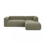 Roheline velvetist nurgadiivan (parem nurk) Merid - Ropez