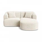 Beež velvetist nurgadiivan (parem nurk) Campi - Cosmopolitan Design