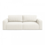 Kreem velvetist panipaigaga diivanvoodi 252 cm Kona - Makamii