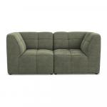 Roheline bukleekangast diivan 180 cm Aloha - Makamii