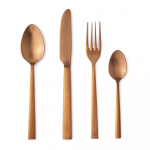 16-osaline vaskv&auml;rvi roostevabast terasest s&ouml;&ouml;giriistade komplekt 4 inimesele Hestia - Bizzotto