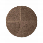 Pruun k&auml;sitsi kootud &uuml;mmargune vaip &oslash; 200 cm Lambeth Jasper - Ted Baker