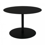 Must metallist &uuml;mmargune kohvilaud &oslash; 60 cm Snow - Zuiver