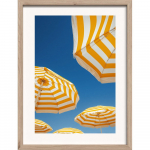 Tr&uuml;kitud pilt raamiga 30x40 cm Umbrellas - Styler
