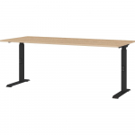Reguleeritava k&otilde;rgusega t&ouml;&ouml;laud tammepinnaga 80x180 cm Lissabon - Germania