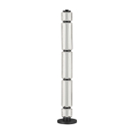 Mattmust klaasist LED-p&otilde;randalamp (k&otilde;rgus 123 cm) Liesa - Nova Luce
