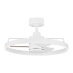 Valge metallist h&auml;mardatav LED-laevalgusti Lunair - Nova Luce