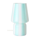 Valge/sinine klaasist laualamp (k&otilde;rgus 21,5 cm) Carlo - Ellos Home