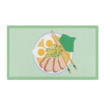 Matt taaskasutatud plastist 40x70 cm Ramen Bowl - Artsy Doormats