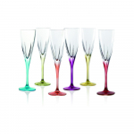 Komplekt 6 &scaron;ampanjaklaasi Gemma - RCR Cristalleria Italiana