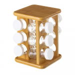 12-osaline maitseainepurkide komplekt koos alusega - Casa Selecci&oacute;n