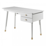 Valge m&auml;nnipuidust laste kirjutuslaud - Vipack Billy