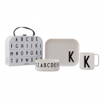 3-osaline laste s&ouml;&ouml;gikomplekt koos kohvriga Classics K A-Z - Design Letters