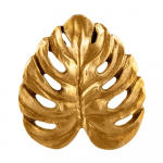 Kuldne tinast sahtli k&auml;epide Cheese Plant Leaf - Sass & Belle