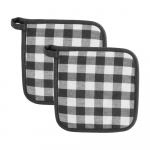 Puuvillased pajalapid 2tk komplektis Gingham - Tiseco Home Studio