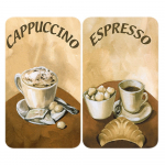 Klaasist pliidikatte komplekt 2 tk Coffee - Wenko