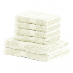 Komplektis 2 helebeeži r&auml;tikut ja 4 Ecru r&auml;tikut Bamby - DecoKing