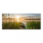 Pilt Paat murus, 125 x 50 cm Boat in the Grass - Styler