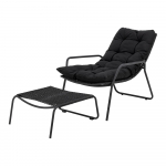 Must aia lamamistool koos jalatoega Boel - Bloomingville