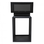 Roostevabast terasest kamin Cube - Cattara