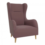 Roosa sametist tugitool Carole - Ropez