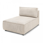 Kreem velvetist diivanimoodul, muutuv Nihad modular - Bobochic Paris