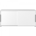 Valge l&uuml;kanduksega kapp 160x74 cm Mailand - Germania