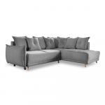 Hall velvetist nurgadiivanvoodi (parem nurk) Lazy Lukka - Miuform