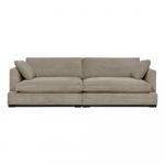 Beež velvetist diivan 266 cm Mobby - Scandic