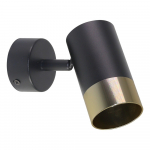 Must-kuldne seinavalgusti Tobi - Candellux Lighting